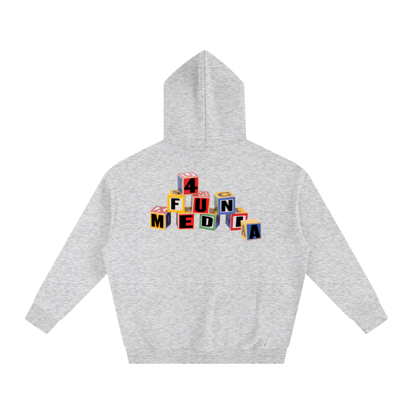 4Fun Media "roll the dice" Grey Hoodie (LIMITED STOCK)