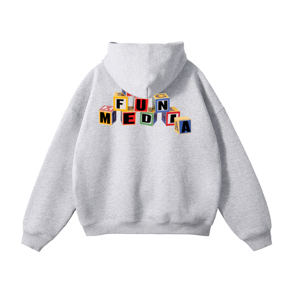 4Fun Media "roll the dice" Grey Hoodie (LIMITED STOCK)