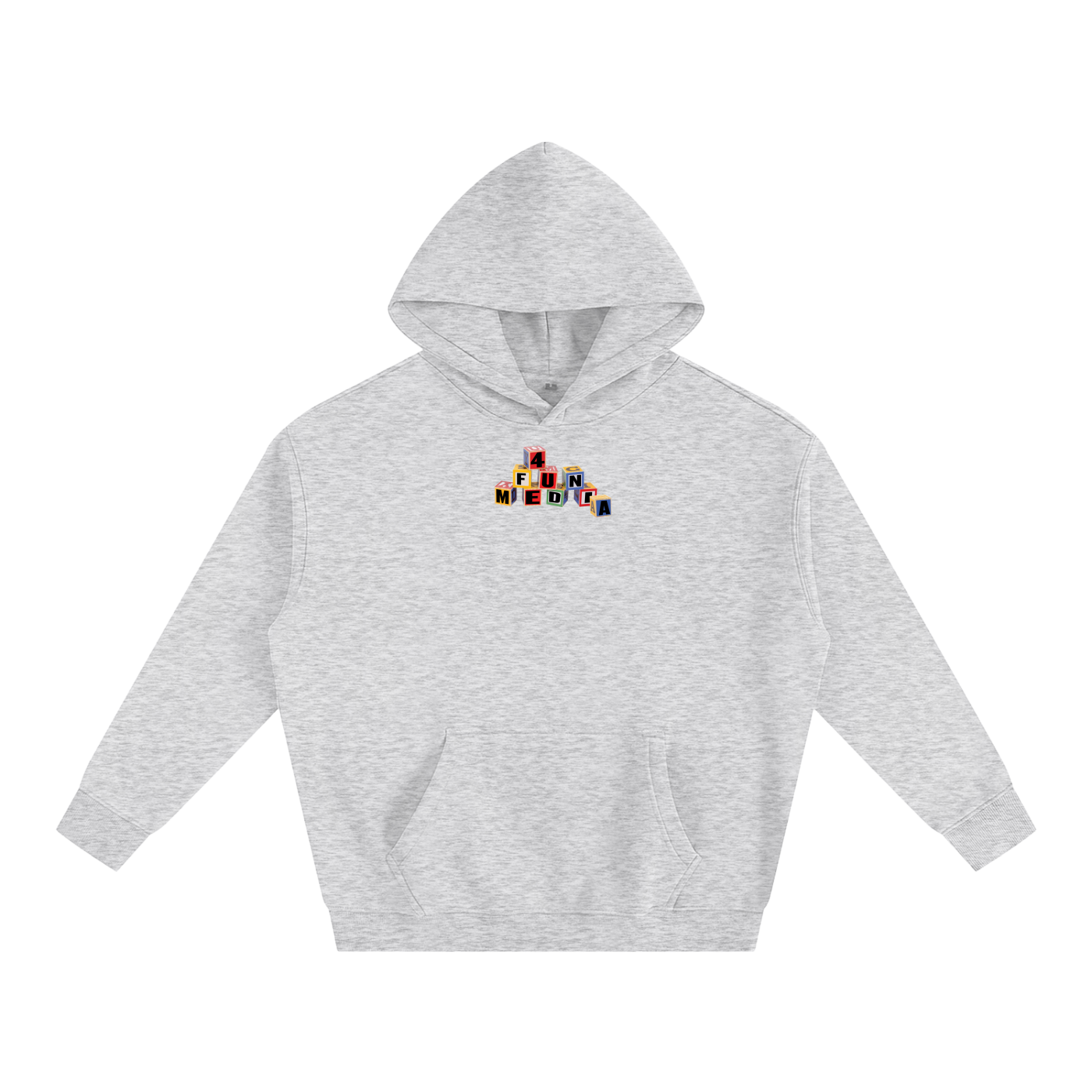 4Fun Media "roll the dice" Grey Hoodie (LIMITED STOCK)